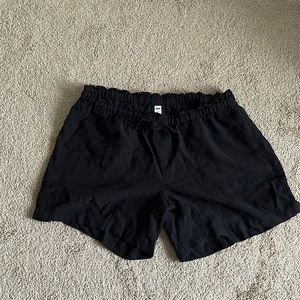 Black old navy shorts